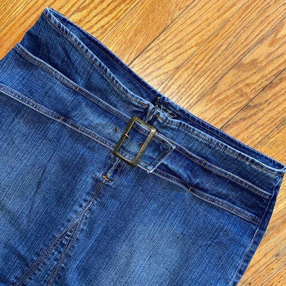 RAMPAGE JEAN SKIRT - Picture 3 of 8